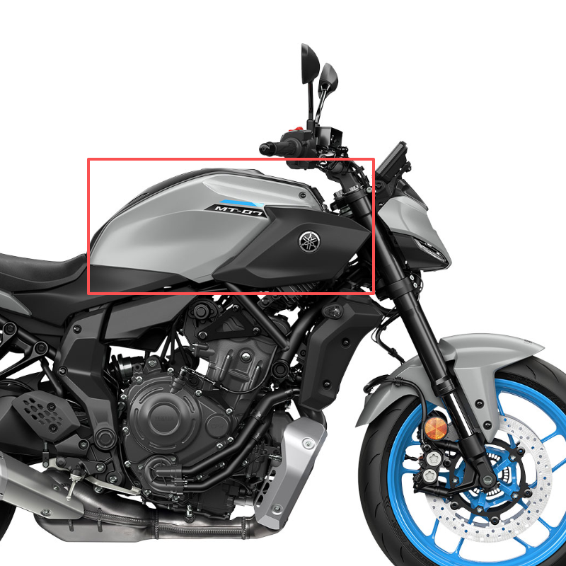 AKOSO 2025+ Yamaha MT-07 Carbon Fiber Tank Side Panels Assembly