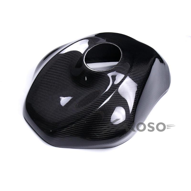 AKOSO 2019-2024 Kawasaki Ninja ZX-6R 636 Full Dry Carbon Fiber Fuel Tank Cover Fairing