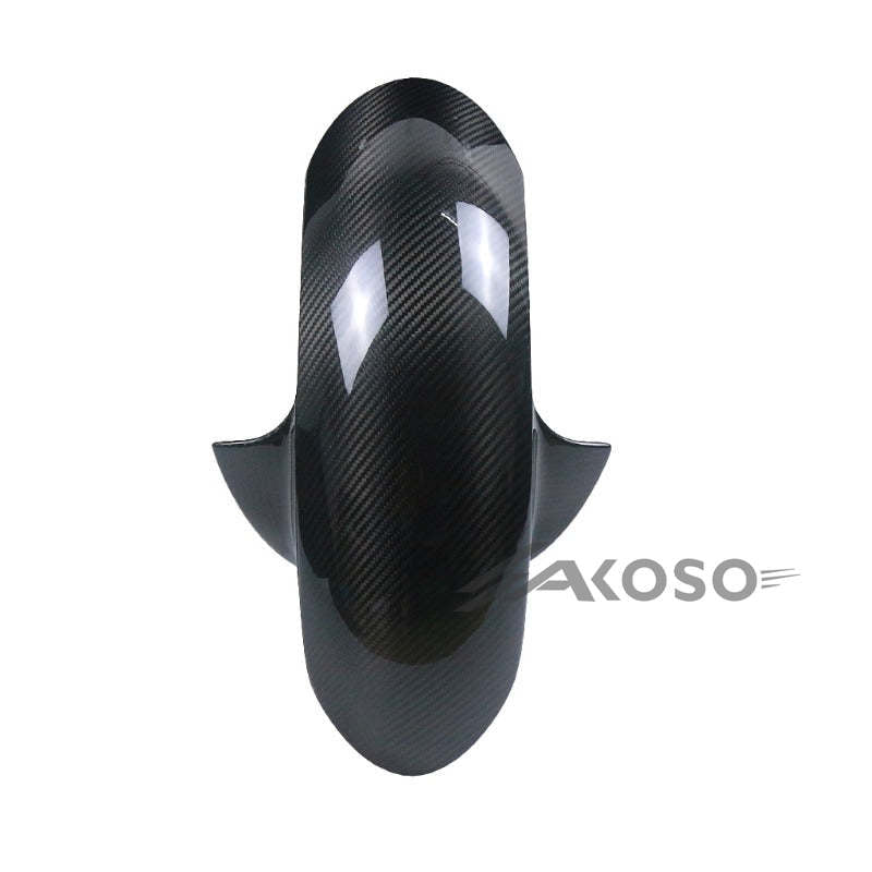 AKOSO 2015-2019 Yamaha YZF R1 R1M Carbon Fiber Motorcycle Front Fender Hugger Mudguard