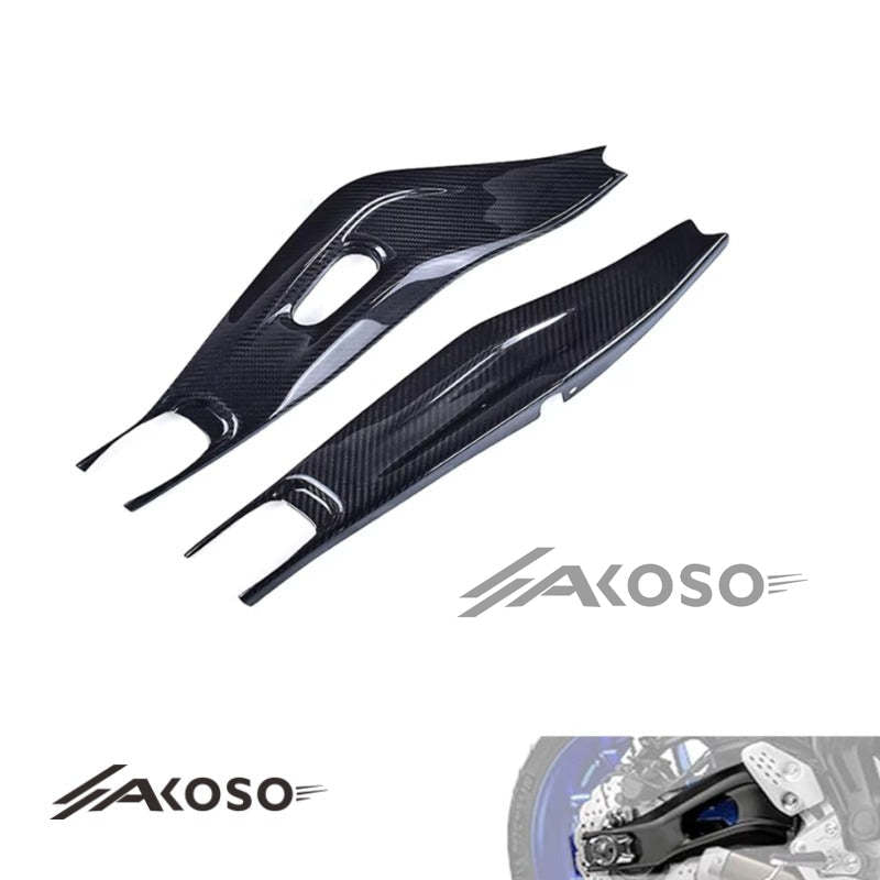 AKOSO Yamaha MT07 FZ07 2014-2017 Carbon Fiber Swingarm Cover Swing Arm Guard Protection