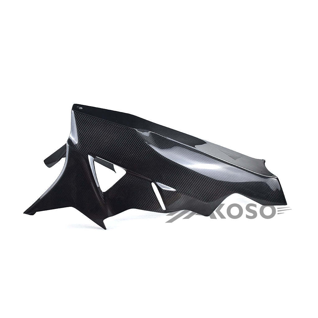 AKOSO 2015-2018 BMW S1000RR Motorcycle Carbon Fiber Side Under Fairing Panel Belly Pan Panel Cowl Fairing