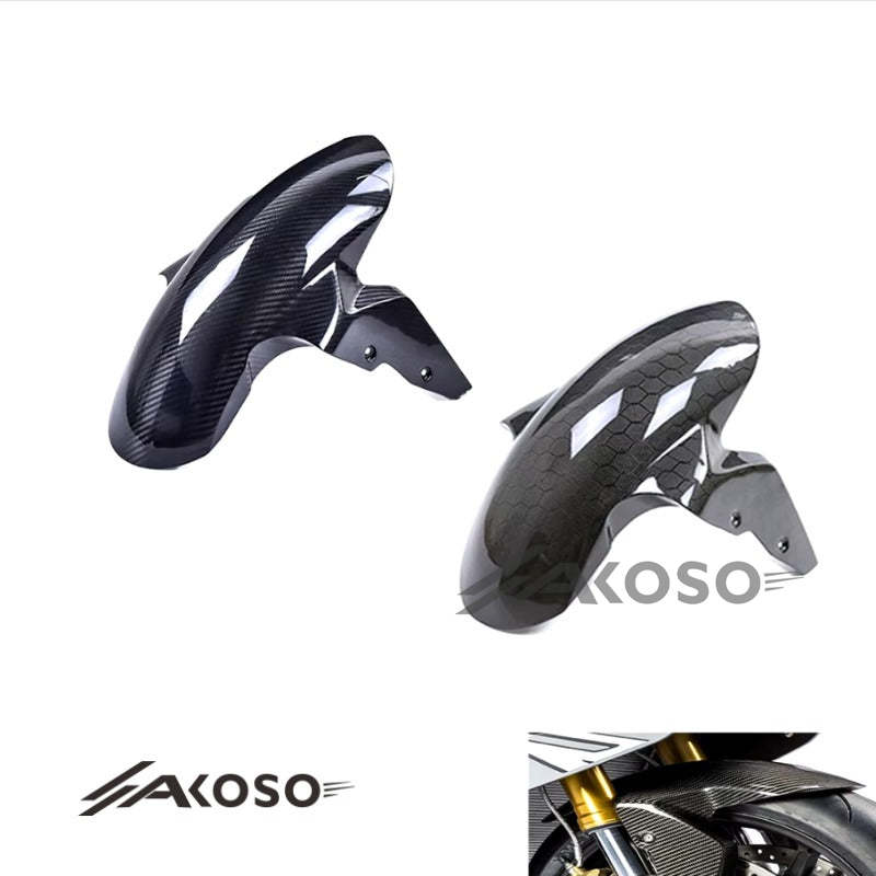 AKOSO 2015-2018 BMW S1000RR Carbon Fiber Front Fender Hugger Motorcycle Fairing