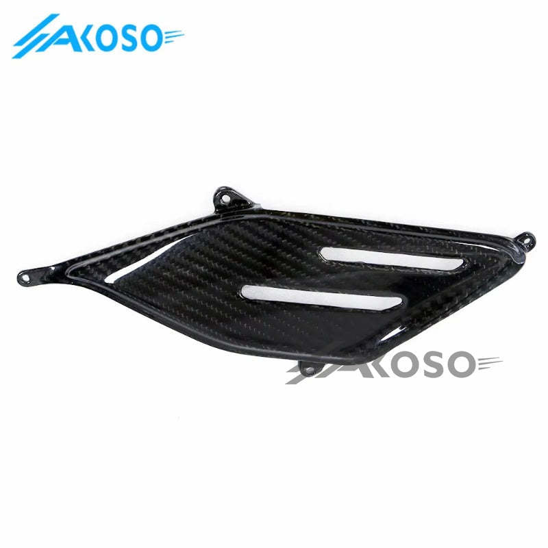 AKOSO 2018+ Ducati Panigale V4 V4S V4R Carbon Fiber Side Bottom Abdominal Plate Lower Fairing