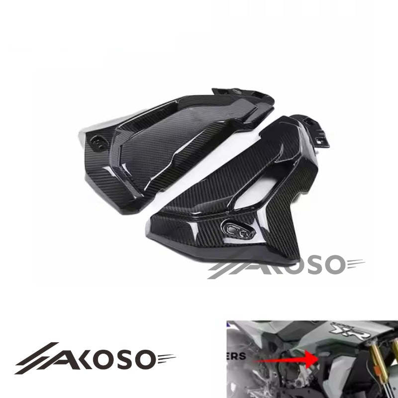 AKOSO BMW S1000XR 2020-2024 Carbon Fiber Fairing Motorcycle Radiator Side Panels Water Tank Guard