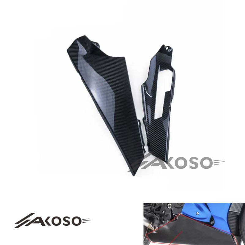 AKOSO Suzuki GSXR1000 2017+ Carbon Fiber Lower Belly Pan Cover Fairing