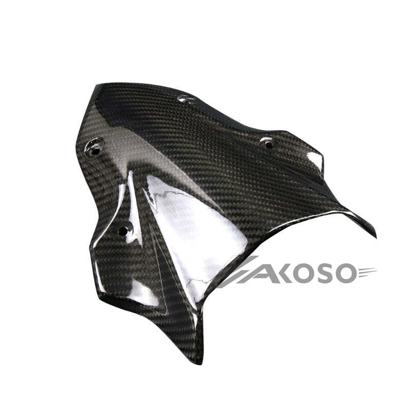 AKOSO 2017-2019 Kawasaki Z900 Carbon Fiber Motorcycle Front Wind Deflectors Windshield Windscreen