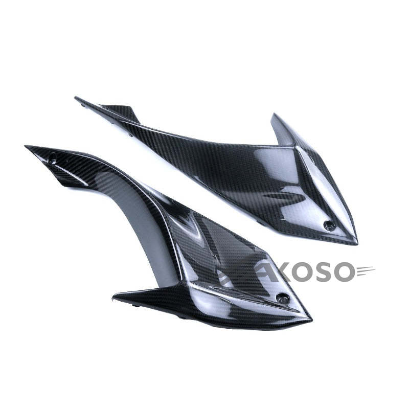 AKOSO 2014-2024 Kawasaki Ninja 650 Carbon Fiber Motorcycle Side Panels Side Frame Fairing Cover