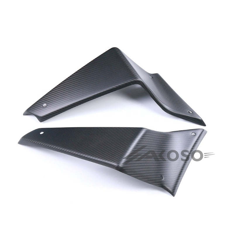 AKOSO 2021- 2024 Yamaha MT09 FZ09 Carbon Fiber Winglets Side Spoilers Fixed Fairing