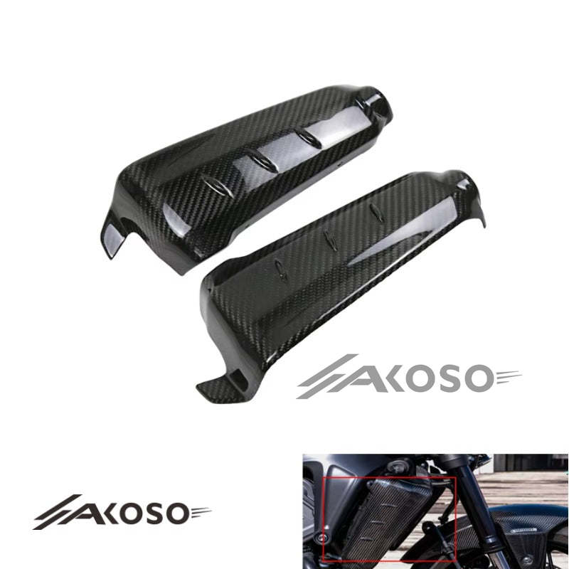 AKOSO Yamaha MT09 FZ09 2021-2024 Carbon Fiber Side Panel Cover Radiator Guard Covers