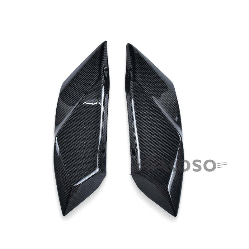 AKOSO 2015-2024 Kawasaki Ninja H2 H2R Carbon Fiber Motorcycle Rear Tail Seat Side Panels