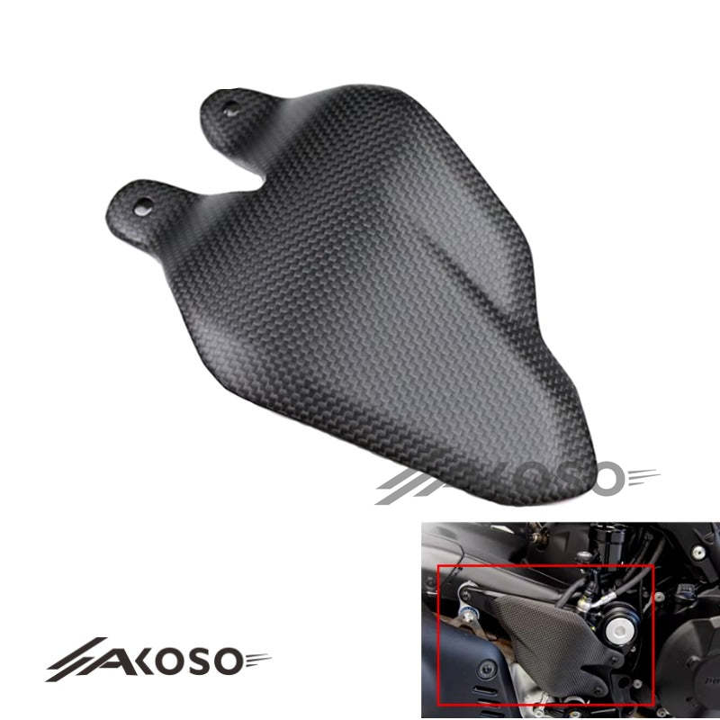 AKOSO 2023 Ducati Diavel V4 Carbon Fiber Motorcycle Heel Guards