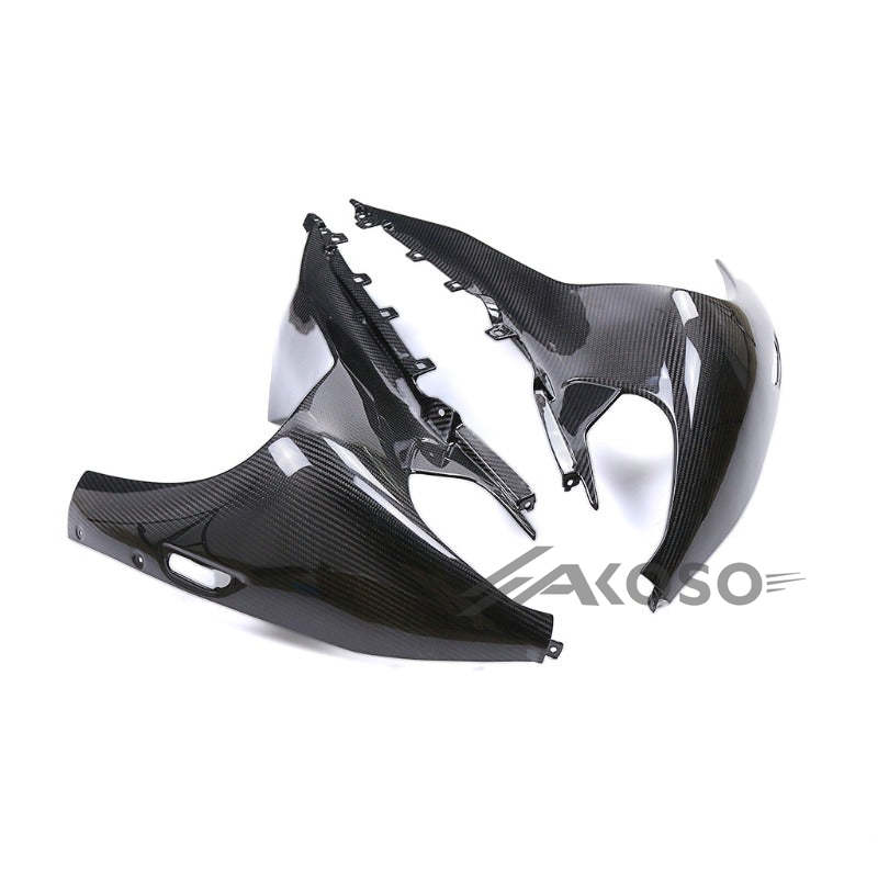 AKOSO 2023-2024 BMW M1000RR Carbon Fiber Motorcycle Front Fairing Headlight Cover Side Panels