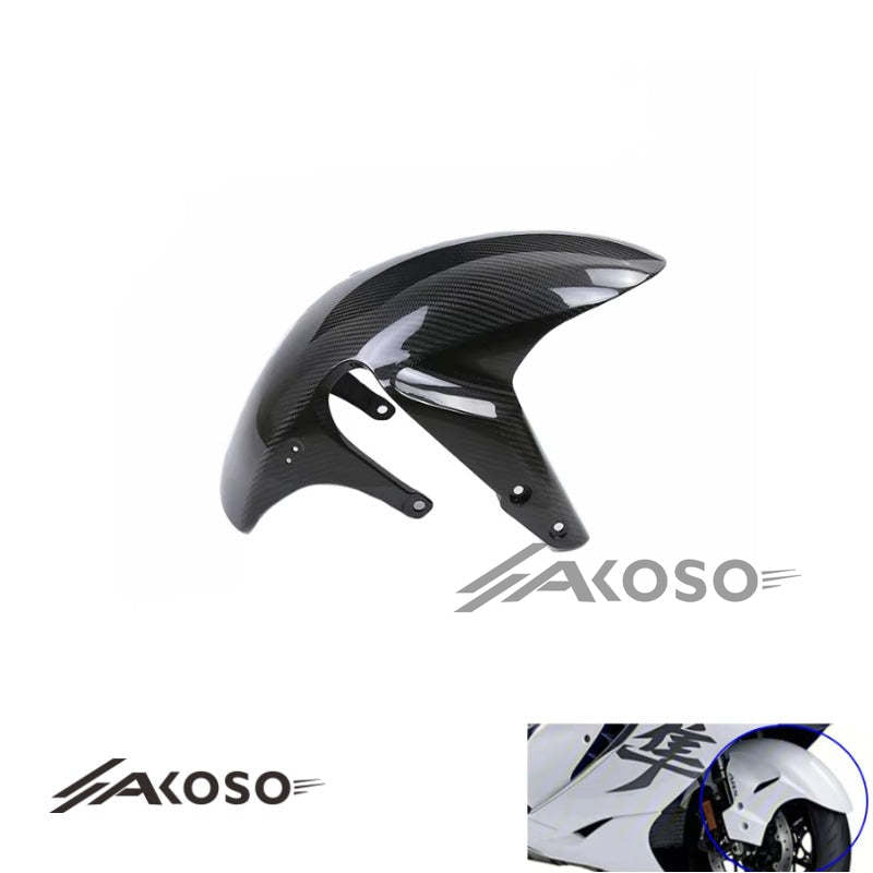 AKOSO 2017-2024 Suzuki GSX-S 750 Carbon Fiber Front Fender Mudguard