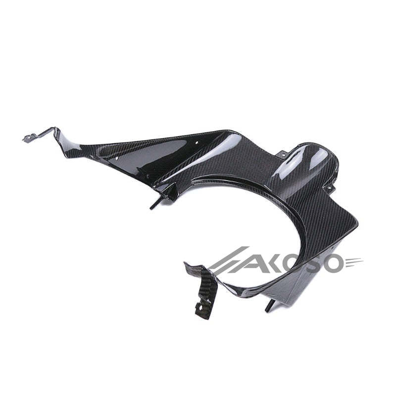 AKOSO 2023 2024 BMW M1000RR Carbon Fiber Water Tank Bracket Fairings Cowls Side Panels