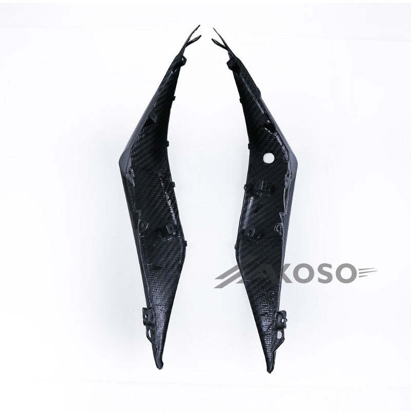 AKOSO 2022-2024 Yamaha R3 Carbon Fiber Side Panels Rear Upper Tail Side Cover Fairing