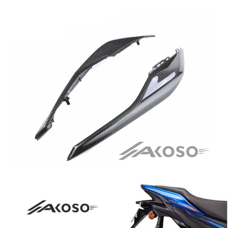 AKOSO 2016+ Yamaha NVX155 Carbon Fiber Rear Tail Seat Side Panel Fairings Cover