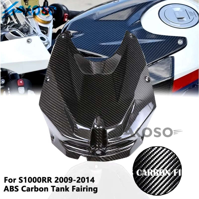 AKOSO 2009-2014 BMW S1000RR HP4 Real Carbon Fiber Upper Side Fairing Cover Sde Panel Fairing