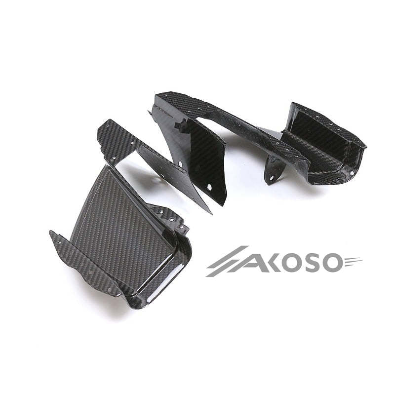 AKOSO 2019-2022 BMW S1000RR Carbon Motorcycle Front Carbon Fiber Air Intake Fairing