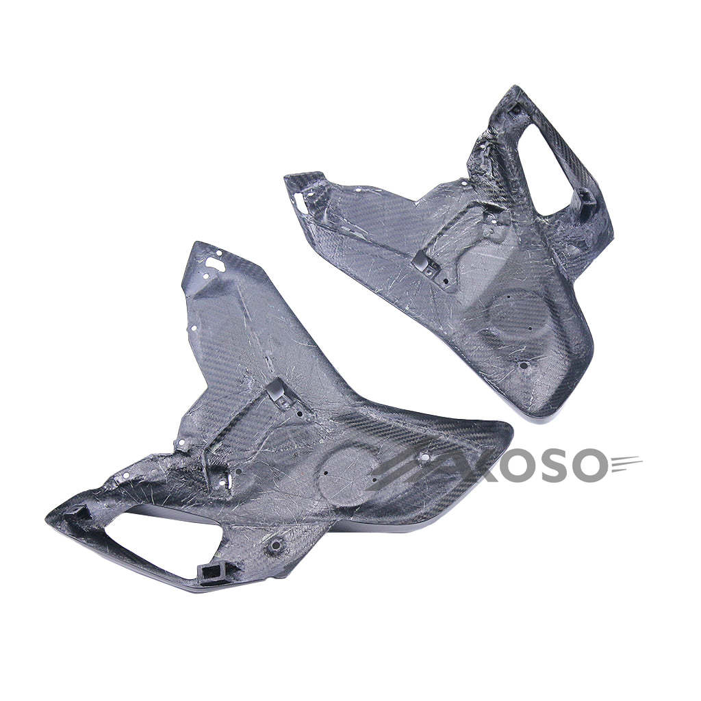 AKOSO BMW R1200GS 2020+ Carbon Fiber Motorcycle Tank Lower Side Panels Fairing Kit