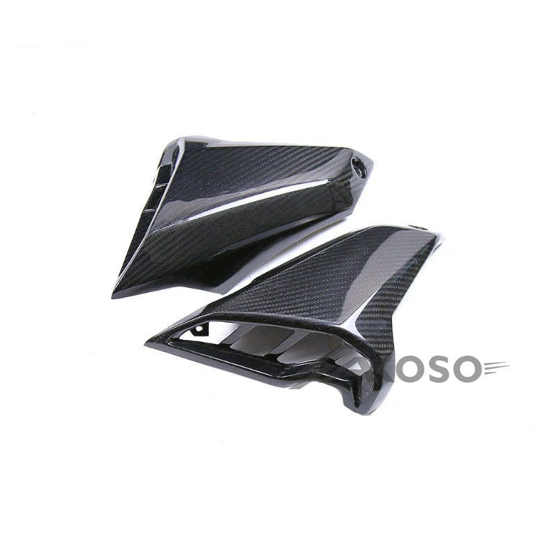 AKOSO 2017-2020 YAMAHA MT09 FZ09 Carbon Fiber Fuel Tank Side Panels Frame Trim Cover