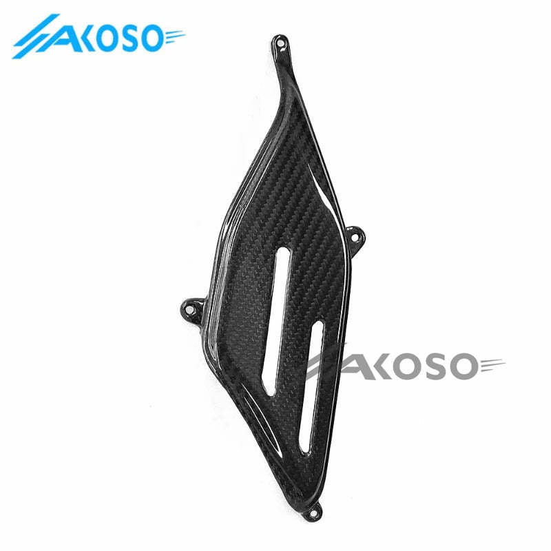 AKOSO 2018+ Ducati Panigale V4 V4S V4R Carbon Fiber Side Bottom Abdominal Plate Lower Fairing