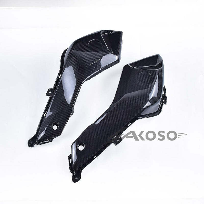 AKOSO Yamaha MT07 MT-07 2014-2017 Carbon Fiber Upper Side Air Intake Panels Protection Covers