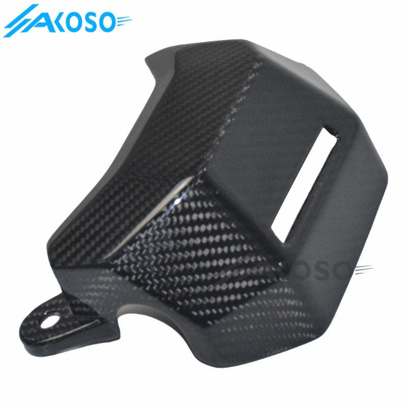 AKOSO Yamaha MT07 FZ07 2018-2022 Carbon Fiber Water Cooler Cover Radiator Water Coolant Case