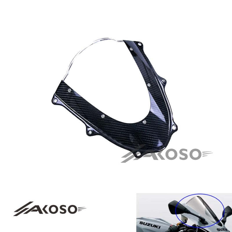 AKOSO Suzuki GSXR1000 2017+ Carbon Fiber Windshield Wind Deflector