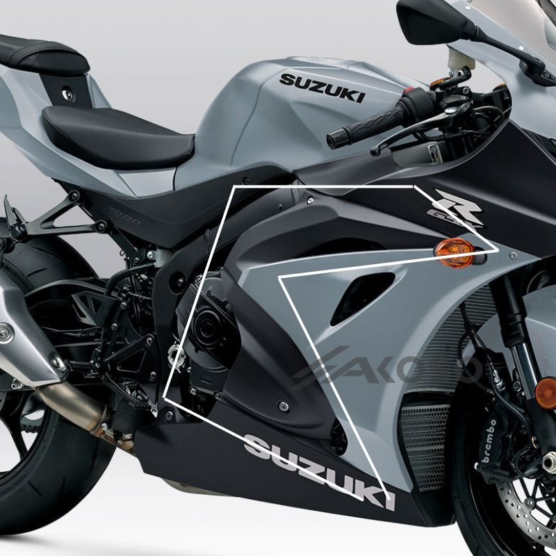 AKOSO 2017+ Suzuki GSX-R 1000 Carbon Fiber Frame Covers Side Panels