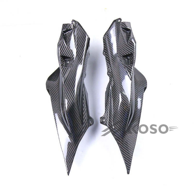 AKOSO 2022-2024 Yamaha R7 Carbon Fiber Lower Tail Seat Side Panel Fairings