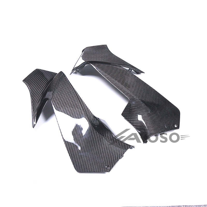 AKOSO 2021-2024 Honda CBR1000RR-R Carbon Fiber Spoiler Side Panels Cover Fairings Motorcycle