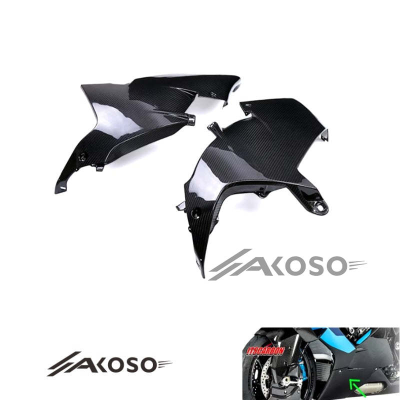 AKOSO 2023-2024 BMW M1000RR Carbon Fiber MotorcycleAccessories Lower Side Fairings