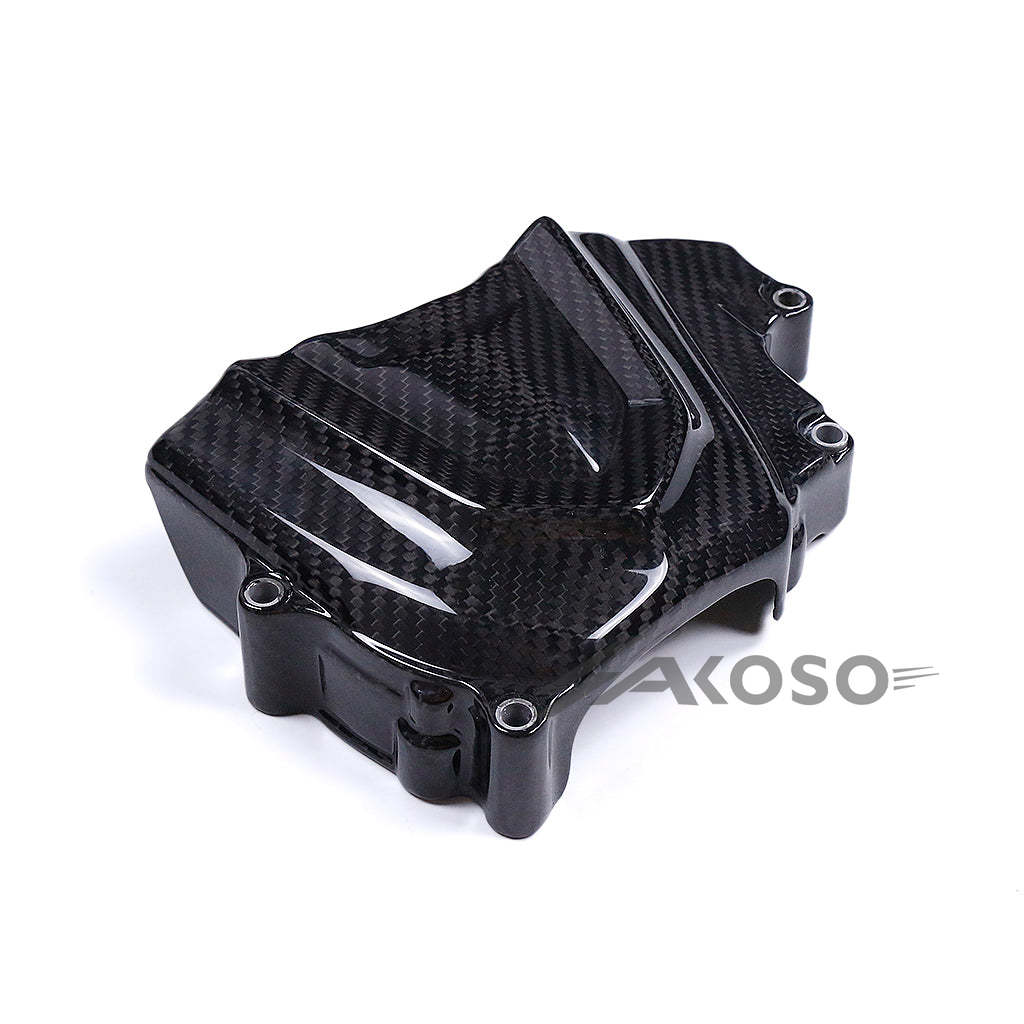 AKOSO 2019-2024 Kawasaki NINJA ZX-6R 636 Carbon Fiber Sprocket Cover Fairing