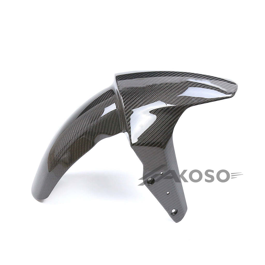 AKOSO 2021-2023 Aprilia GPR250R Front Fender Carbon Fiber Mudguard Splash Hugger Wheel Cover