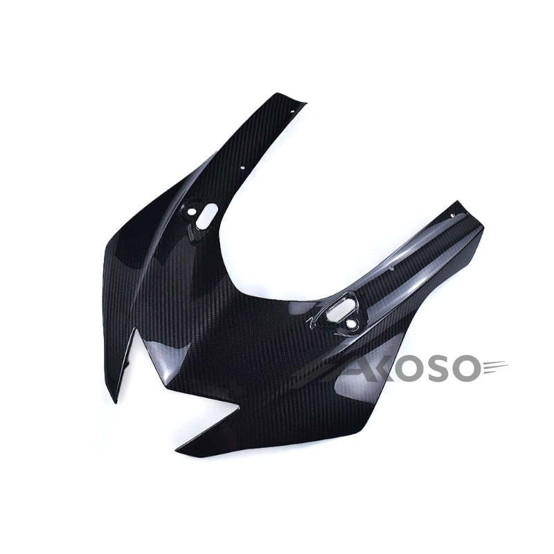 AKOSO 2017-2024 Yamaha R6 Carbon Fiber Front Fairing Upper Headlight Nose Housing Panel