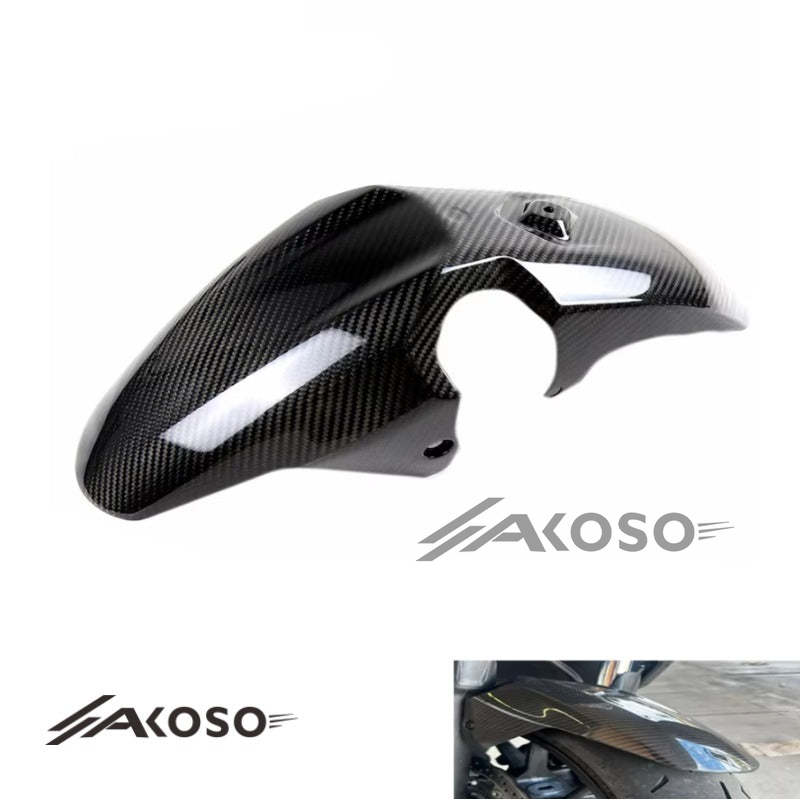 AKOSO Yamaha MT07 FZ07 2018-2022 Carbon Fiber Front Tire Hugger Mudguard Fender