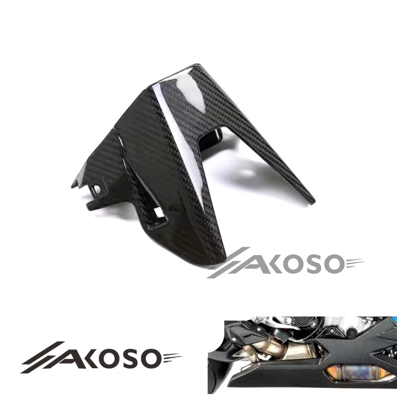 AKOSO 2021-2024 BMW S1000R Carbon Fiber Motorcycle Body Lower Belly Pan Fairing Kits