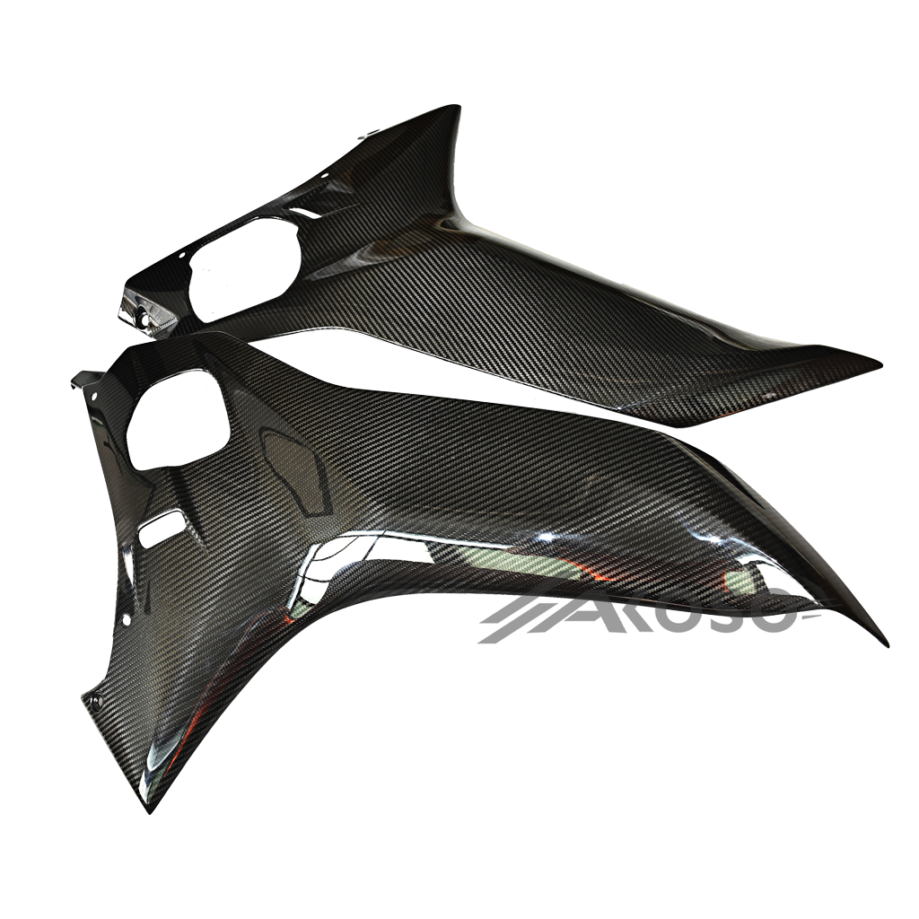 AKOSO 2017-2024 Yamaha R6 Carbon Fiber Front Body System Side Fairings Kit