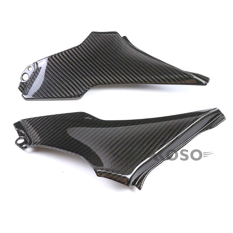 AKOSO 2017-2019 Kawasaki Z900 Carbon Fiber Motorcycle Seat Side Frame Cover Fairing Cowl Side Panel