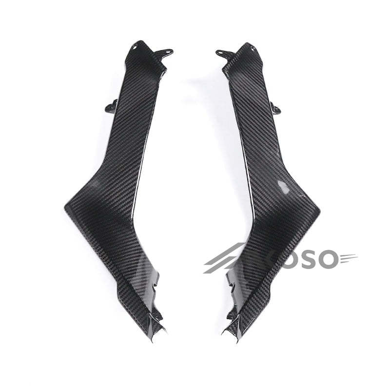 AKOSO 2021-2024 Honda CBR1000RR-R Carbon Fiber Tank Side Panels Motorcycle Surframe Cover Fairing Kits