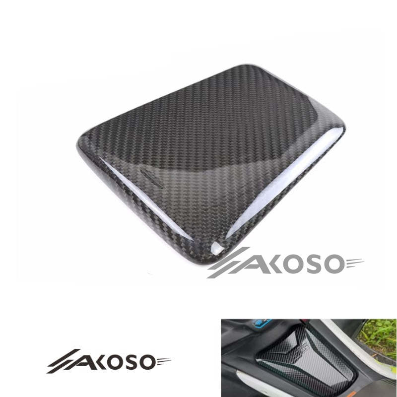 AKOSO 2016+ Yamaha NVX155 Aerox155 Carbon Fiber Fuel Gas Oil Tank Cover Protector