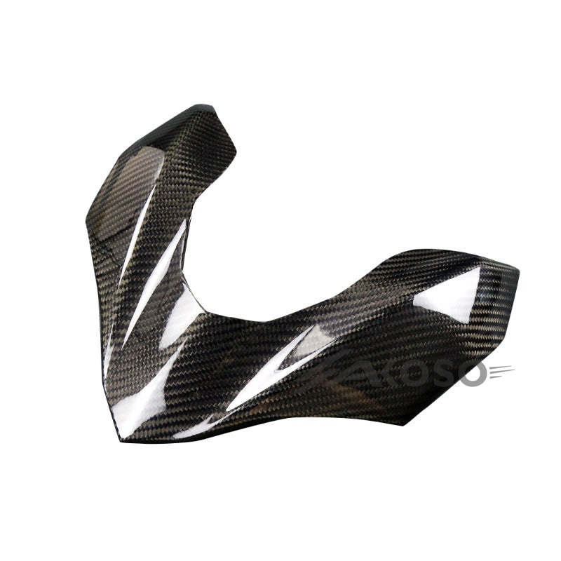 AKOSO 2017-2019 Kawasaki Z900 Carbon Fiber Motorcycle Front Headlight Beak Nose Extension Cover