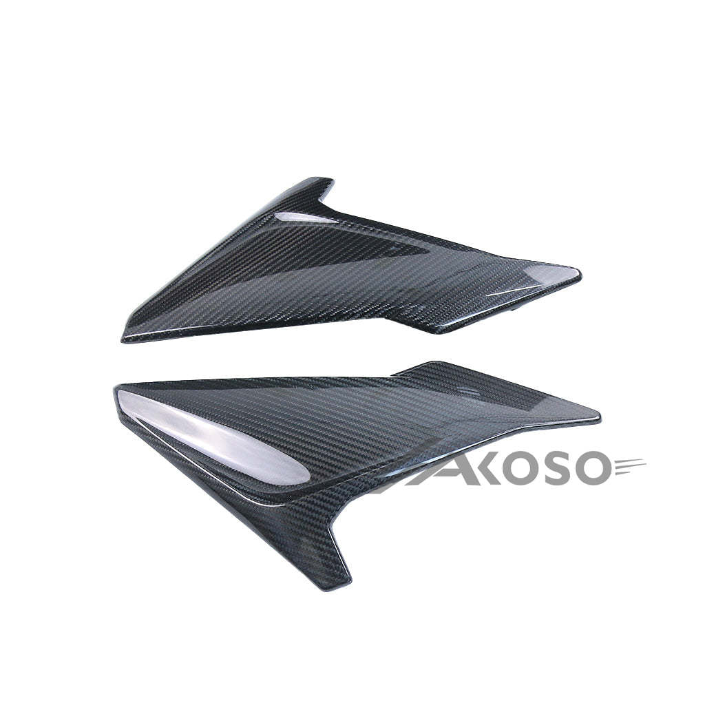 AKOSO 2014-2020 BMW S1000R Carbon Fiber Motorcycle Fuel Tank Side Panels Fairings