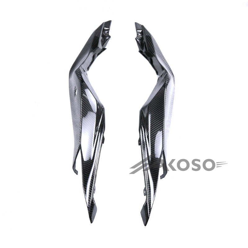 AKOSO 2020-2024 Kawasaki Ninja ZX-25R Carbon Fiber Motorcycle Rear Tail Seat Side Panel Cover Fairing