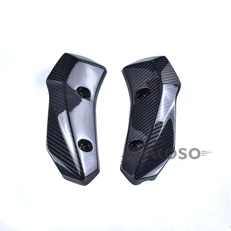 AKOSO Yamaha MT07 FZ07 2014-2017 Carbon Fiber Front Side Radiator Cover Fairing Radiator Guards