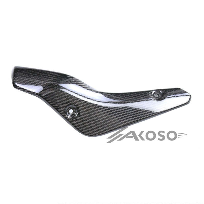 AKOSO 2022-2024 Yamaha MT10 Carbon Fiber Exhaust Pipe Heat Shield Cover Guard Fairing