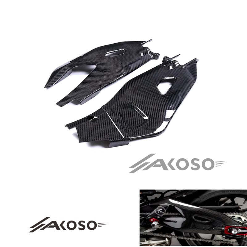 AKOSO 2022-2024 Yamaha MT10 FZ10 Carbon Fiber Swingarm Covers Protectors Fairing Motorcycle