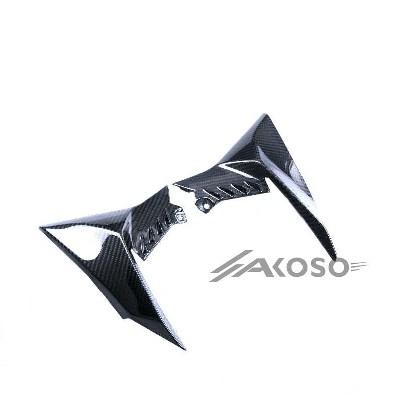 AKOSO 2020-2024 Kawasaki Z900 Carbon Fiber Motorcycle Front Fuel Tank Left Right Side Panels Fairing