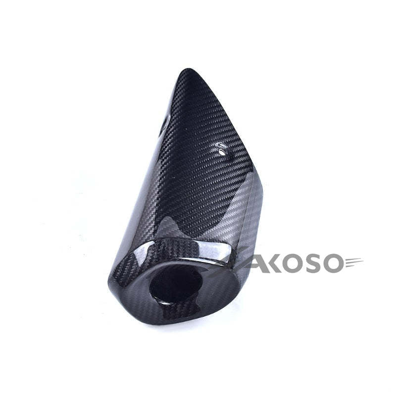 AKOSO Yamaha MT07 MT-07 2014-2017 Carbon Fiber Motorcycle Muffler Exhaust Pipe Heat Shield Cover