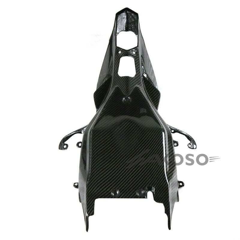 AKOSO 2015-2019 Yamaha YZF-R1 R1M Carbon Fiber Motorcycle Rear Tail Seat Under Cowl Under Tail Fairing